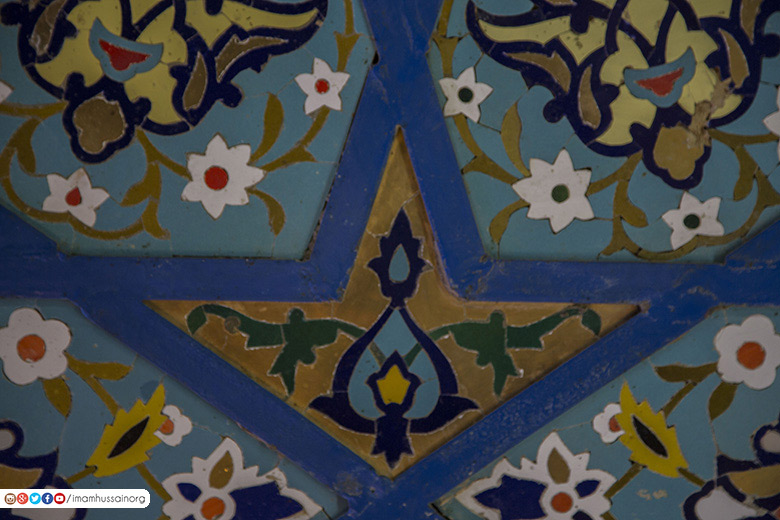 الزخرفة الاسلامية مرقد الامام الحسين