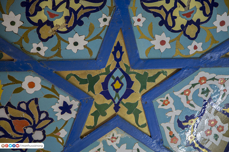 الزخرفة الاسلامية مرقد الامام الحسين