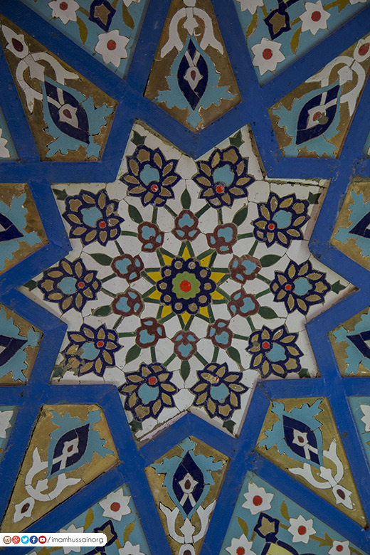 الزخرفة الاسلامية مرقد الامام الحسين