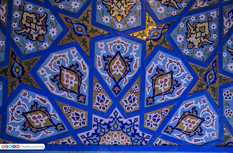الزخرفة الاسلامية مرقد الامام الحسين