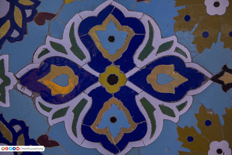 الزخرفة الاسلامية مرقد الامام الحسين