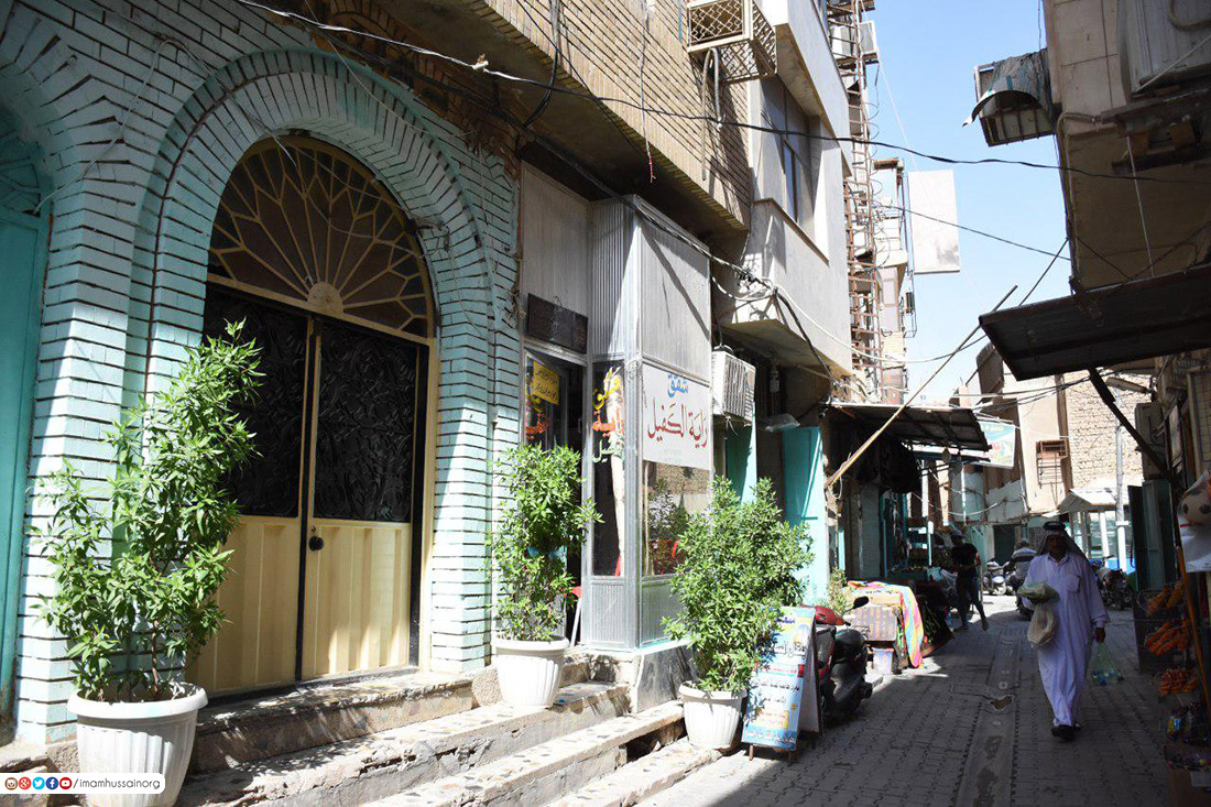 حرم الإمام الحسين يعيد تأهيل أزقة باب الطاق وسط مدينة كربلاء القديمة