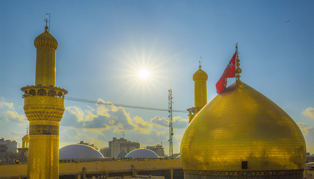 Metal structure of Imam Hussain Holy Shrine’s new dome completed